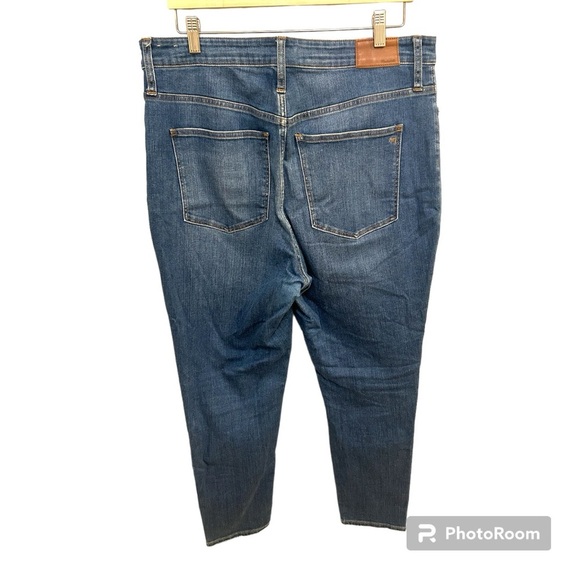 Madewell Curvy High Rise Skinny Crop Size 32 GUC Wear on inner thigh N0550 - Picture 2 of 9